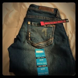 Brand new boot cut riding jeans 25/36